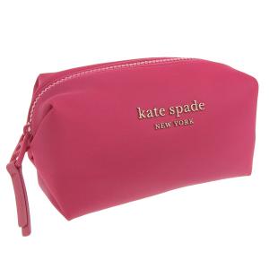 ケイトスペード KATE SPADE ポーチ コスメ 化粧ポーチ 小物 ナイロン ピンク レディース pwr00239｜riverall