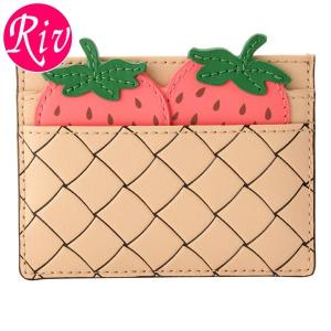 ケイトスペード KATE SPADE パスケース 定期入れ カードケース ストロベリー pwru6285｜riverall