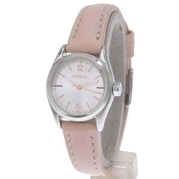 フルラ 腕時計 レディース SSレザー ベージュ EVA 25mm 3H SILVER DIAL R...