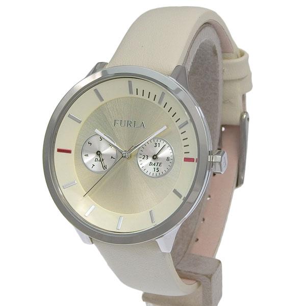 フルラ 腕時計 レディース SSレザー アイボリー メトロポリス METROPOLIS 38mm M...