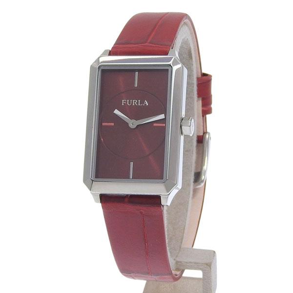 フルラ 腕時計 レディース SSレザー レッド DIANA 2232mm 2H BURGUNDY D...