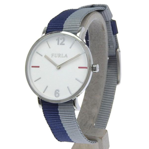 フルラ 腕時計 レディース SSナイロン ブルーグレー GIADA 33mm 2H WHITE DI...