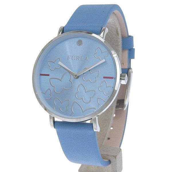 フルラ 腕時計 レディース SSレザー ブルー GIADA BUTTERFLY-36mm 2H BL...