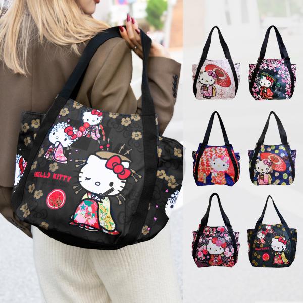 サンリオ SANRIO トートバッグ KTバルーン和 バッグ キティ 推し活 和柄 和装 着物 レデ...