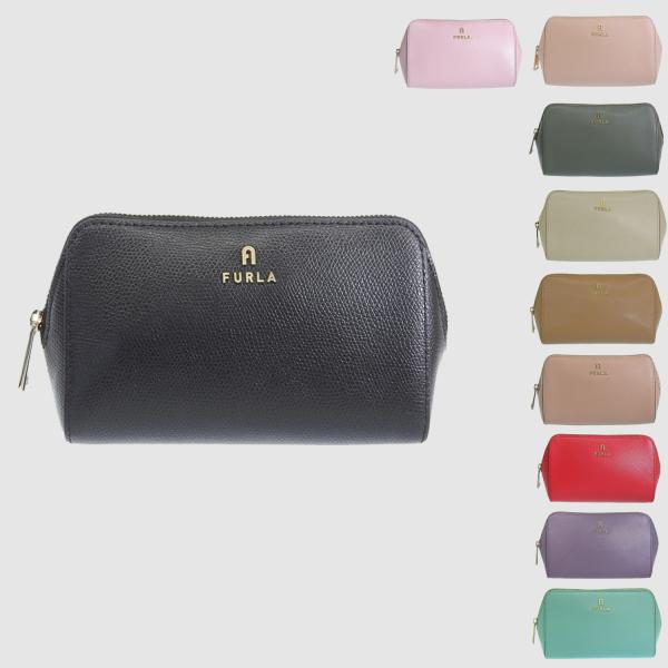 フルラ  レディース ポーチ レザー FURLA CAMELIA M COSMETIC CASE W...
