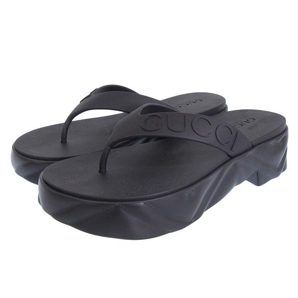 グッチ 靴 レディース サンダル アウトレット 23cm〜25cm 36〜38 ブラック 74633...