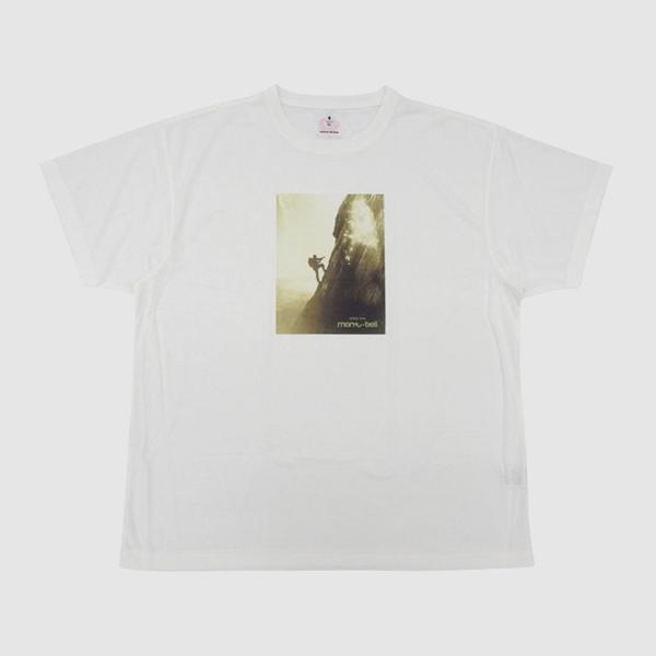 モンベル Tシャツ 半袖 メンズ レディース ホワイト US 50th WIC.T アイガー北壁 2...