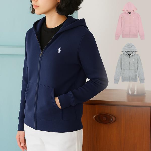 ラルフローレン パーカー フーディー フルジップ USガールズサイズ レディース 大人もOK キッズ...