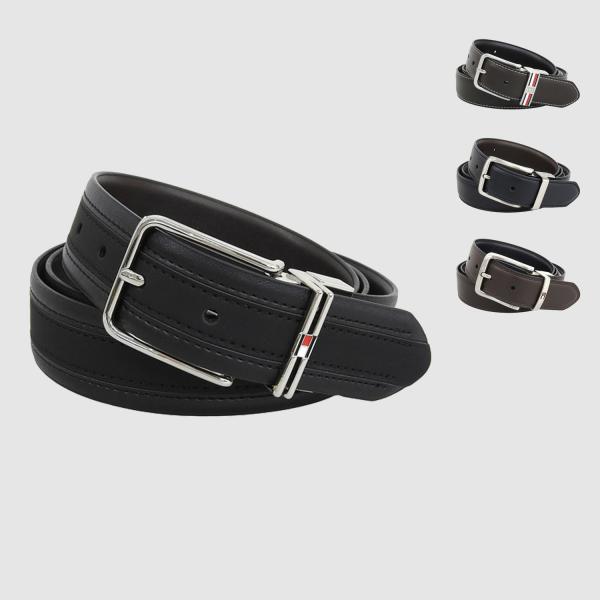 トミーヒルフィガー ベルト メンズ リバーシブル スーツ ビジネス カジュアル 42 105 レザー...