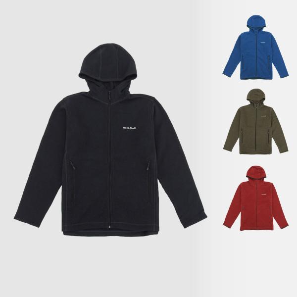 モンベル フリースジャケット パーカー メンズ アウター クリマプラス ニットパーカ 1106589...