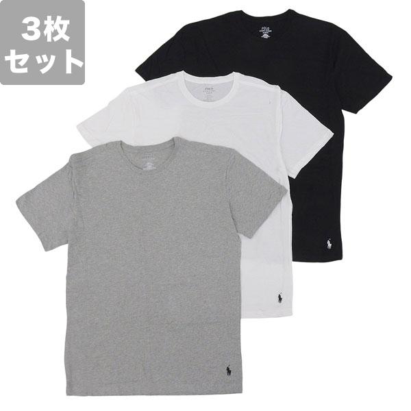 ラルフローレン Tシャツ 3枚組 セット メンズ 半袖 S M L XL ホワイト ブラック グレー...