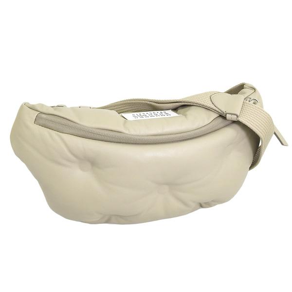 メゾンマルジェラ MAISON MARGIELA ボディバッグ バッグ レザー ベージュ レディース...