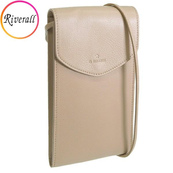 イルビゾンテ バッグ レディース ショルダーバッグ フォンケース スマホショルダー レザー ベージュ...