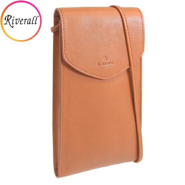 イルビゾンテ バッグ レディース ショルダーバッグ フォンケース スマホショルダー レザー キャメル...