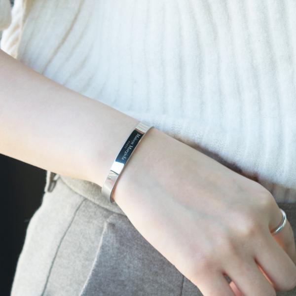 メゾンマルジェラ アクセサリー レディース ブレスレット シルバー SM1UY0082SV01589...