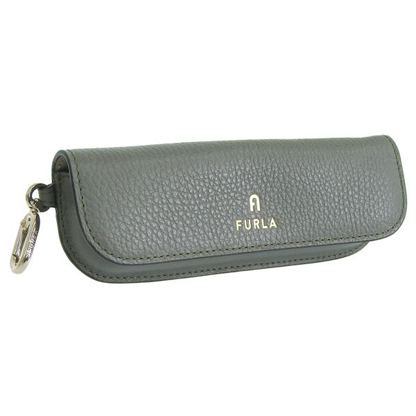 フルラ ペンケース 筆箱 レディース アウトレット レザー グリーン カメリア FURLA CAME...
