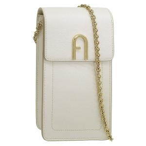 FURLA ホワイトレザーポシェット FURLA（フルラ） バッグ レディース ショルダーバッグ 縦型 レザー