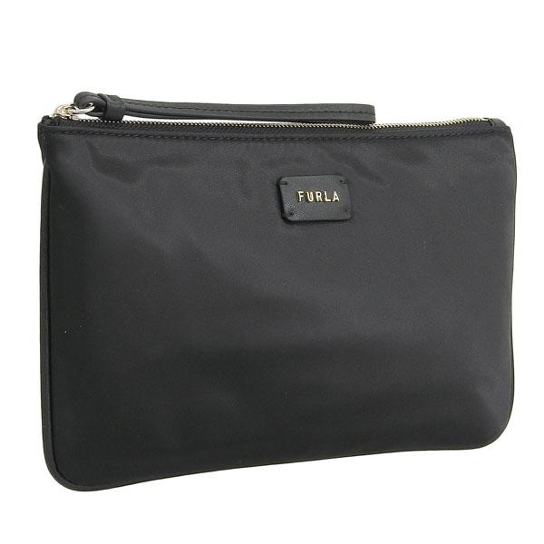 フルラ ポーチ レディース リストレット アウトレット ブラック FURLA CLASSIC XL ...