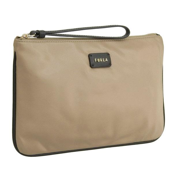 フルラ ポーチ レディース リストレット アウトレット カーキ FURLA CLASSIC XL E...