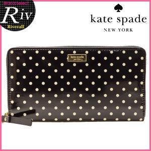 ケイトスペード 長財布 KATE SPADE ラウンドファスナー wlru2035-091