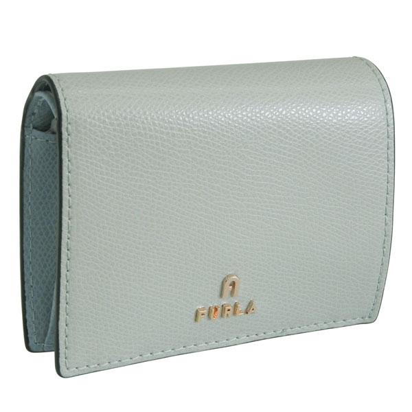 フルラ 財布 レディース 2つ折り 折財布 コンパクト アウトレット レザー グリーン カメリア C...