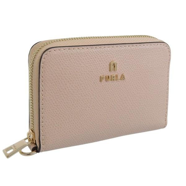 フルラ カードケース レディース アウトレット コインケース 小銭入れ レザー ベージュ カメリア ...