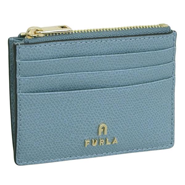 フルラ カードケース コインケース レディース レザー ブルー FURLA CAMELIA S ZI...