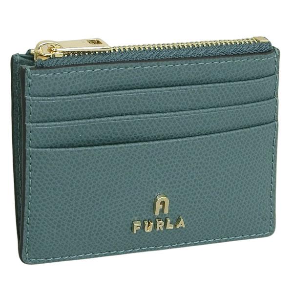 フルラ カードケース コインケース レディース レザー グリーン FURLA CAMELIA S Z...