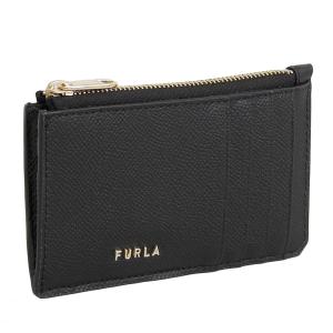 レア★【新品未使用】FURLA フルラ DAFNEブラック 黒 名刺入れ レザー FURLA（フルラ） カードケース レディース アウトレット パスケース