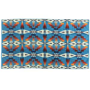 ペンドルトン アウトドア メンズ レディース ブランケット 101177cm コットン ブルーマルチ TUCSON JACQUARD SPA TOWEL XB233 53508TUCSON PENDLETON｜Riverall(リヴェラール)Yahoo!店