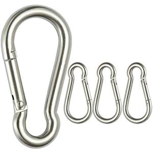 RSBELL カラビナ ステンレス スプリングフック カラビナ