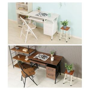 パソコンデスク 100cm 単品 PCデスク ...の詳細画像2