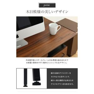 パソコンデスク 100cm 単品 PCデスク ...の詳細画像3