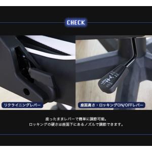 ゲーミングチェア リクライニング 回転 椅子 ...の詳細画像5