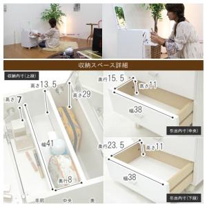 ドレッサー メイクボックス コスメボックス 鏡...の詳細画像4