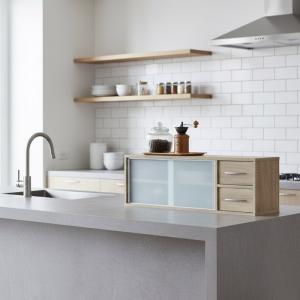 カウンター上収納 ミニ食器棚 卓上 収納棚 調...の詳細画像4