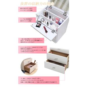 ドレッサー コンパクト ドレッサーワゴン ドレ...の詳細画像3