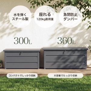収納ボックス 屋外 ゴミ箱 ダストボックス ベ...の詳細画像3