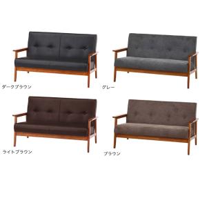 ソファー 2人掛け 北欧 カフェ 2P ラブソ...の詳細画像1