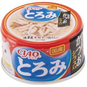 【いなばペット】チャオとろみ　ささみ・かつお　シラス入り　８０ｇ