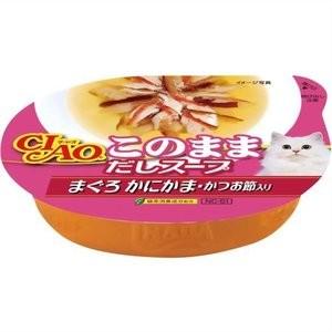 【いなばペット】このままだしスープ　まぐろ　かにかま・かつお節入り　６０ｇ　ＮＣ−５１