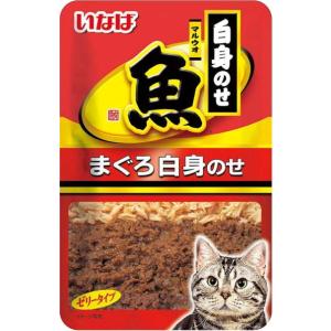 【いなばペット】マルウオ白身のせパウチ　まぐろ白身のせ　４０ｇ