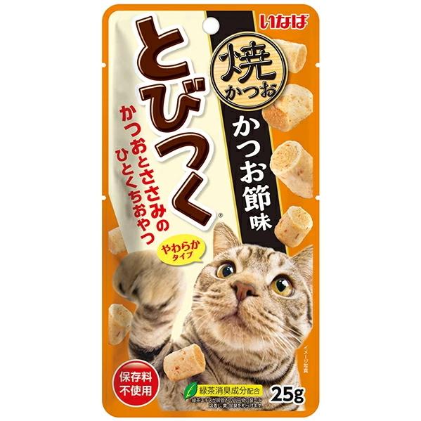 【いなばペット】とびつく焼かつお　かつお節味　２５ｇ