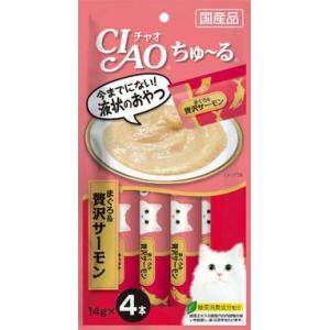 かつお いなばペット】チャオちゅ〜る かつお＆本格かつお節 14gx4