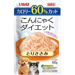 【いなばペット】こんにゃくダイエット　とりささみ　６０ｇ　DRP-14