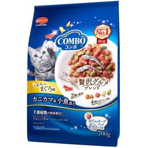 【日本ペット】コンボ　キャット　まぐろ味・カニカマ・小魚添え　７００ｇ