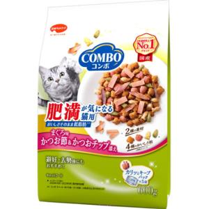J】 コンボ キャット 肥満が気になる猫用 まぐろ味・かつお節・かつお