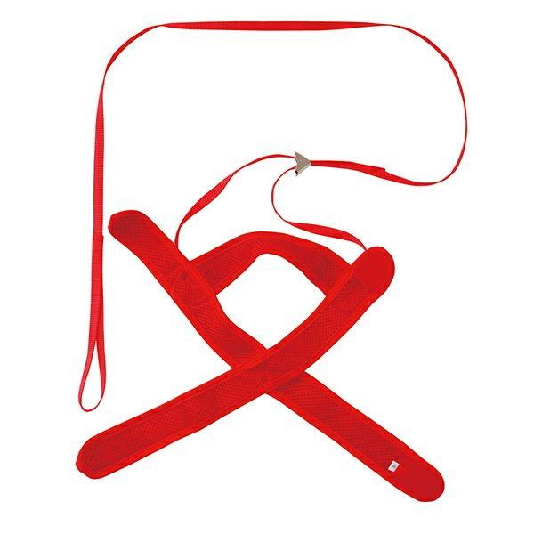 【ペティオ】猫小町ソフトハーネスリード　まり　Ｍ　レッド