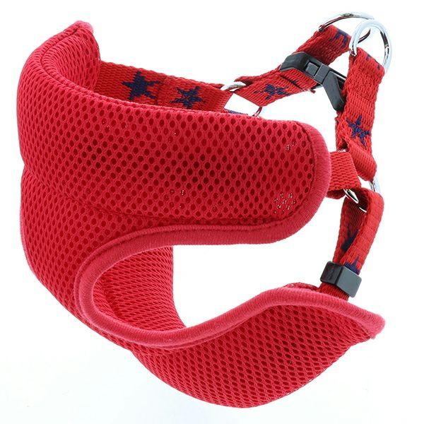 【ペティオ】メリカジ　スターベストハーネス　Ｓ　レッド
