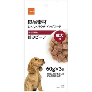 【イトウ＆カンパニー】良品素材　旨みビーフ　６０ｇｘ３袋ｘ４８個（ケース販売）
